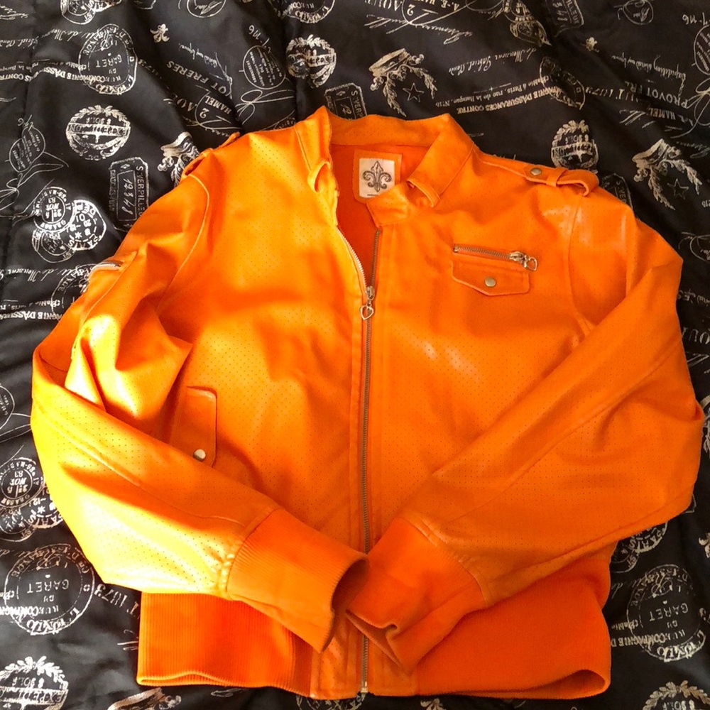 Orange jacket